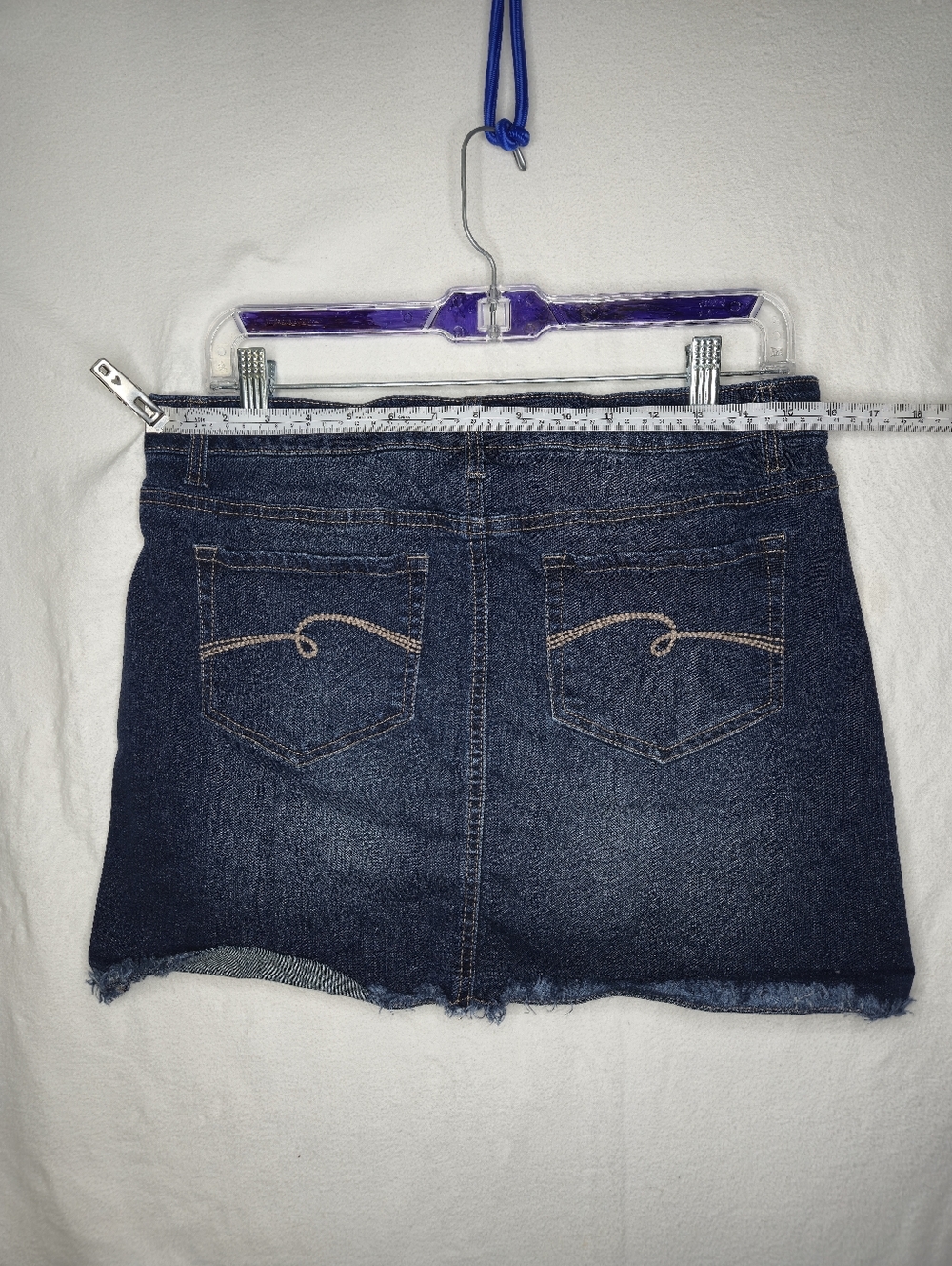 Justice Girls Denim Blue Skort With Stud Details Size 18 Plus - Picture 3 of 7